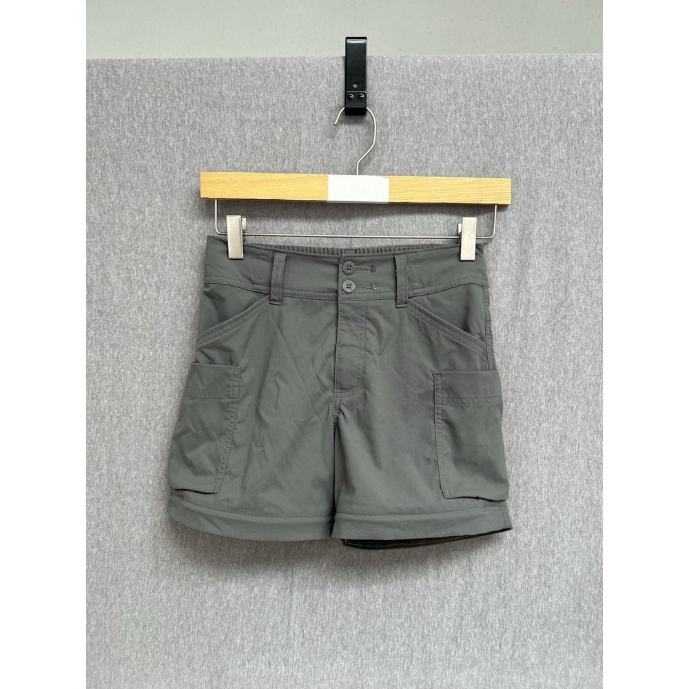 Rei Co-Op Shorts Girl's Medium Gray Outdoor Cargo Athletic Pockets Solid